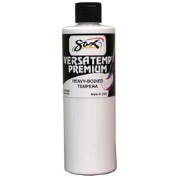 Sax Versatemp Premium Heavy-Bodied Tempera Paint, 1 Pint, White 1592711