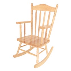 Whitney Brothers Rocking Chair, 12-Inch Seat, Hardwood, 15-1/2 x 22 x 28 Inches, Item Number 1415646