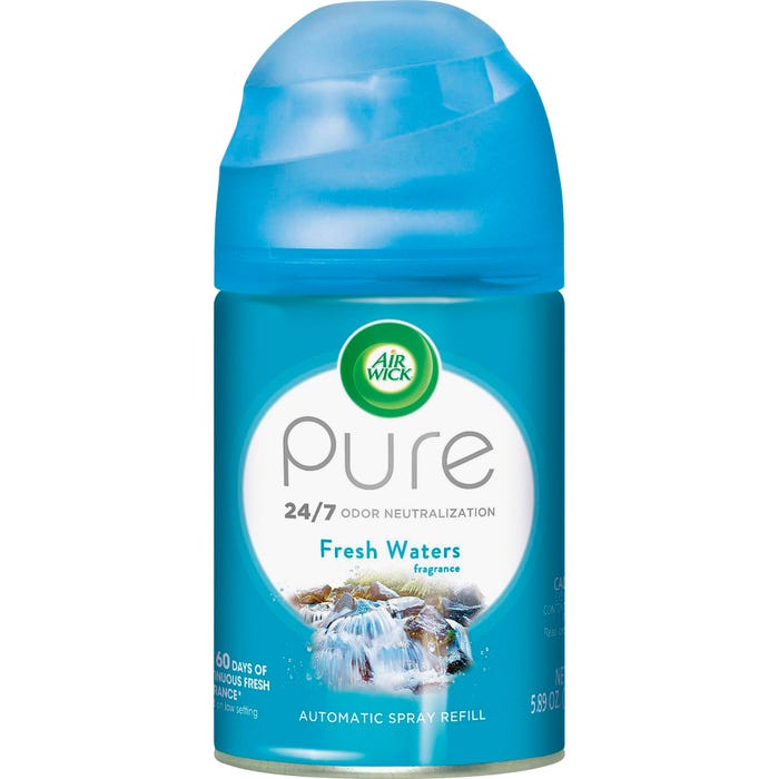 Air Wick Freshmatic Dispenser Refill Spray, 5.89 Fluid Ounces, Fresh Linen, Case of 6