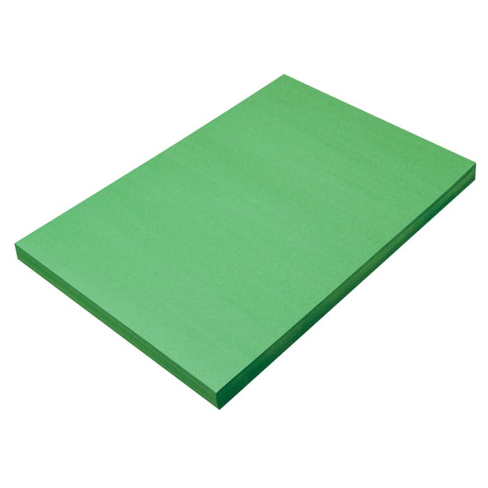 Prang Medium Weight Construction Paper, 12 x 18 Inches, Holiday Green, 100 Sheets