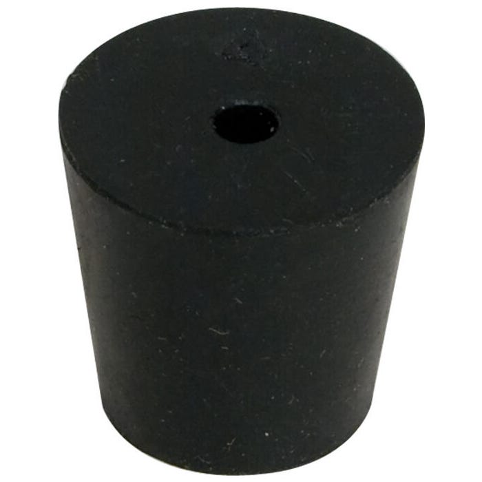 Delta Education Rubber Stoppers, No. 4, 1 Hole, Pack of 10
