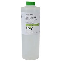 Frey Scientific Carbonic Acid Solution, pH 5.7, 500 mL, Lab Grade 578304