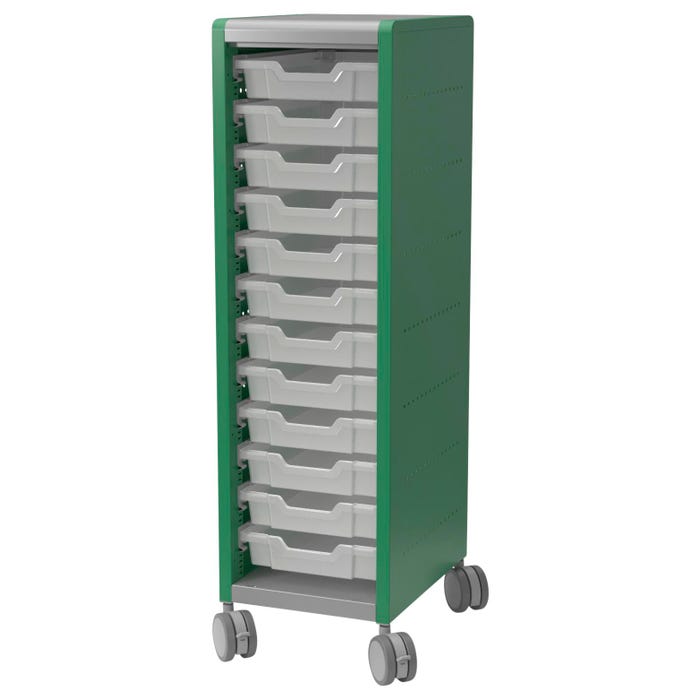 Classroom Select Geode Tall Storage Cabinet, 12 Trays