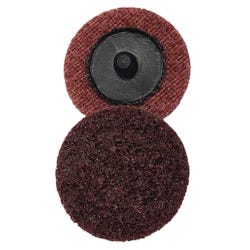 Glit/Gemtex Medium Grade Surface Preparation Disc, 3 in Dia, Maroon, Pack of 25 1048778