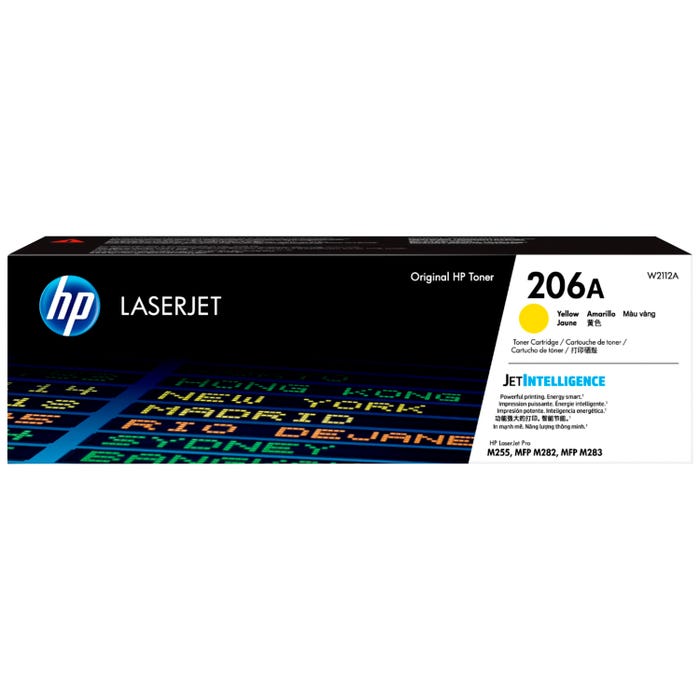 HP 206A Ink Cartridge, W2112A, Yellow