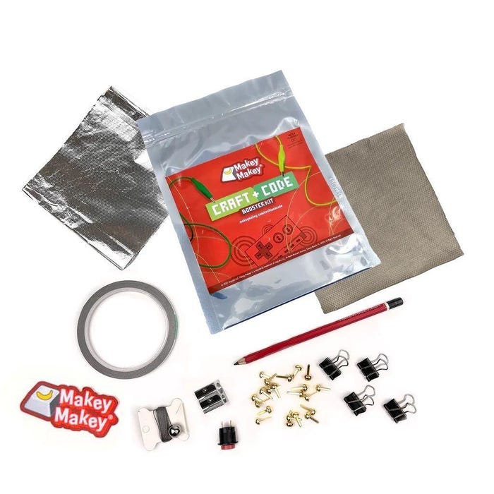 Makey Makey Craft and Code Booster Kit, 37 Pieces