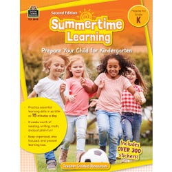 Teacher Created Resource Workbook SummerTime Learning, Kindergarten, Item Number 2098931