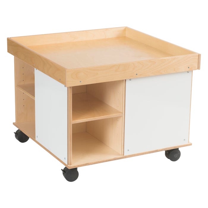 Childcraft Collaboration Table, Preschool Grids, 30-3/4 x 30-3/4 x 24 Inches