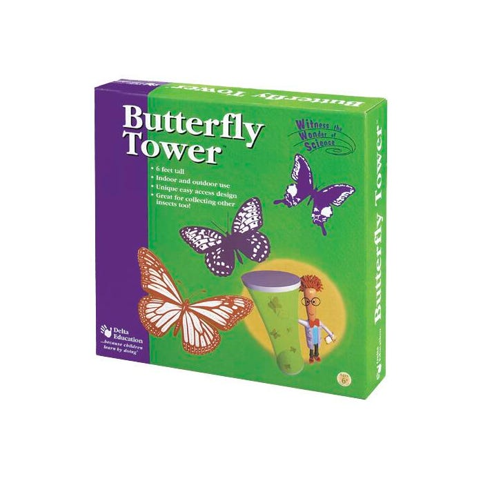 Delta Education Living Material Card Code, Butterfly Tower with Larvae