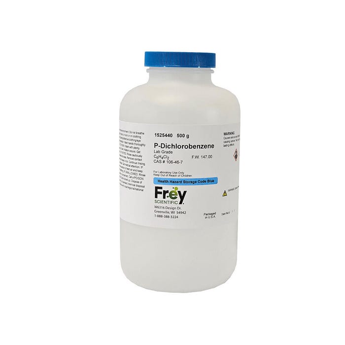 Frey Scientific P-Dichlorobenzene, 500g, White, Lab Grade