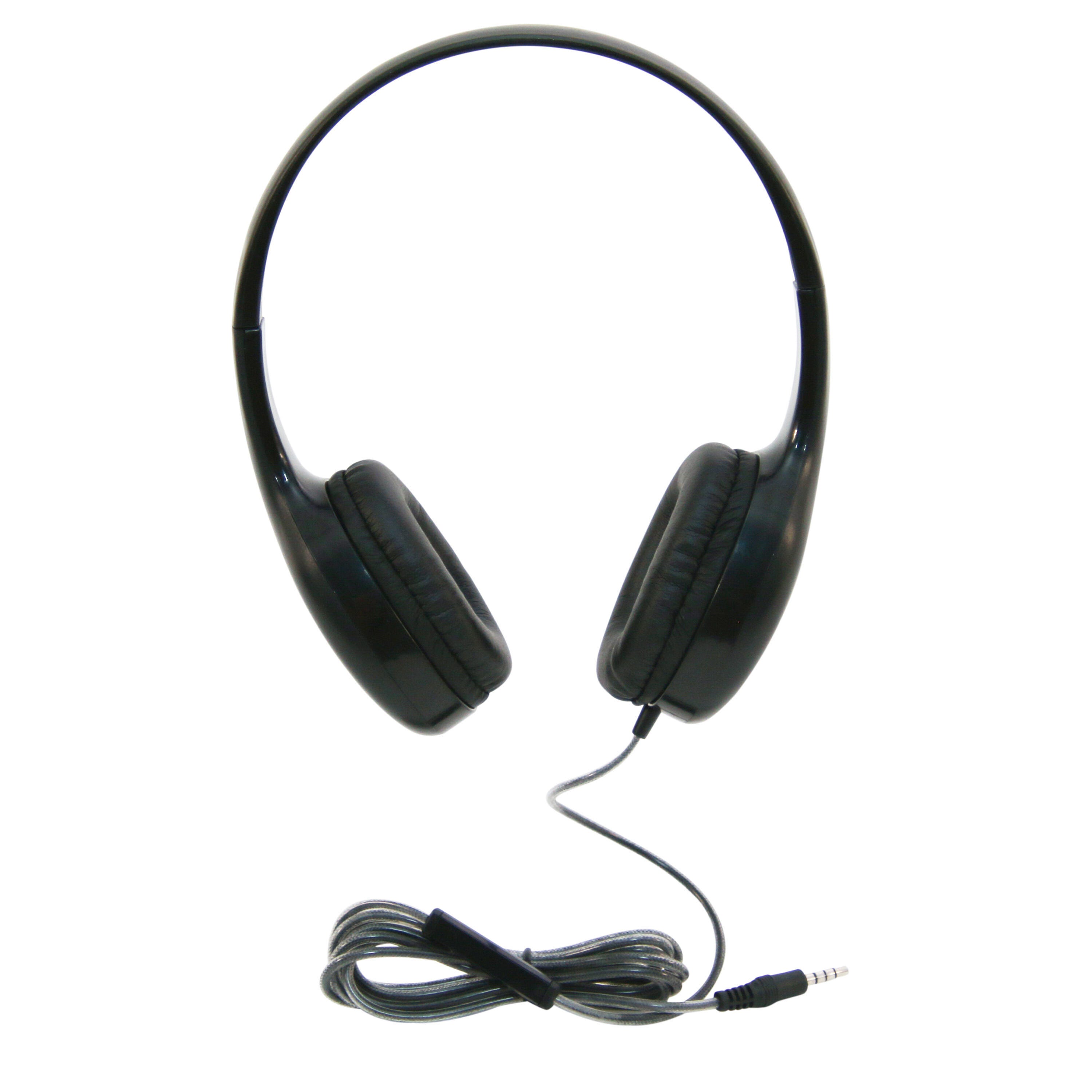 Image for Califone KH-08T BK On-Ear Headset with Inline Microphone, 3.5mm, Black from School Specialty