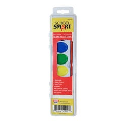 School Smart Watercolor Paint, Assorted 8 Color Pan 2134767