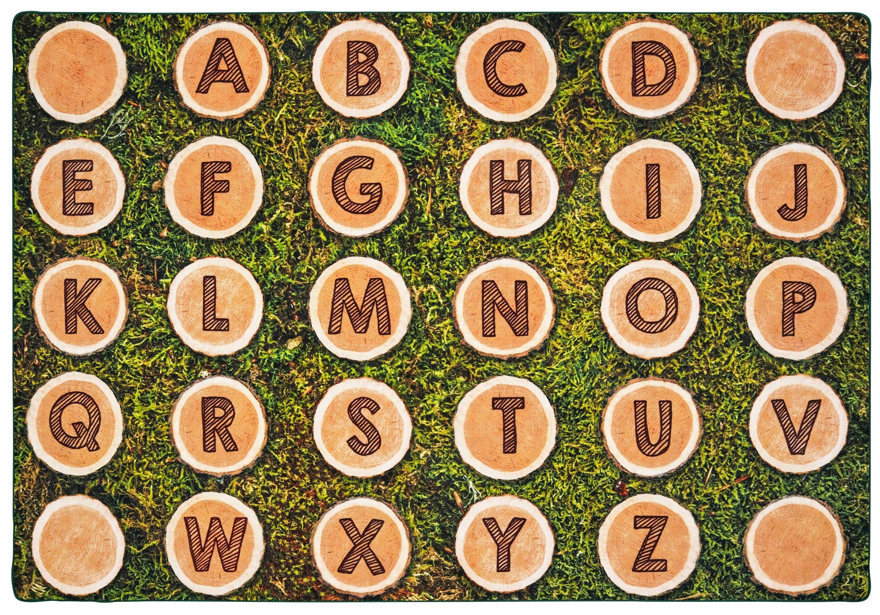 Carpets for Kids Alphabet Tree Rounds Seating Carpet, Rectangle 4002299