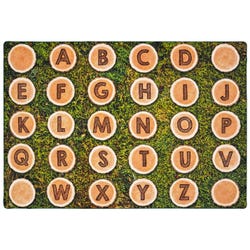 Carpets for Kids Alphabet Tree Rounds Seating Carpet, Rectangle 4002299