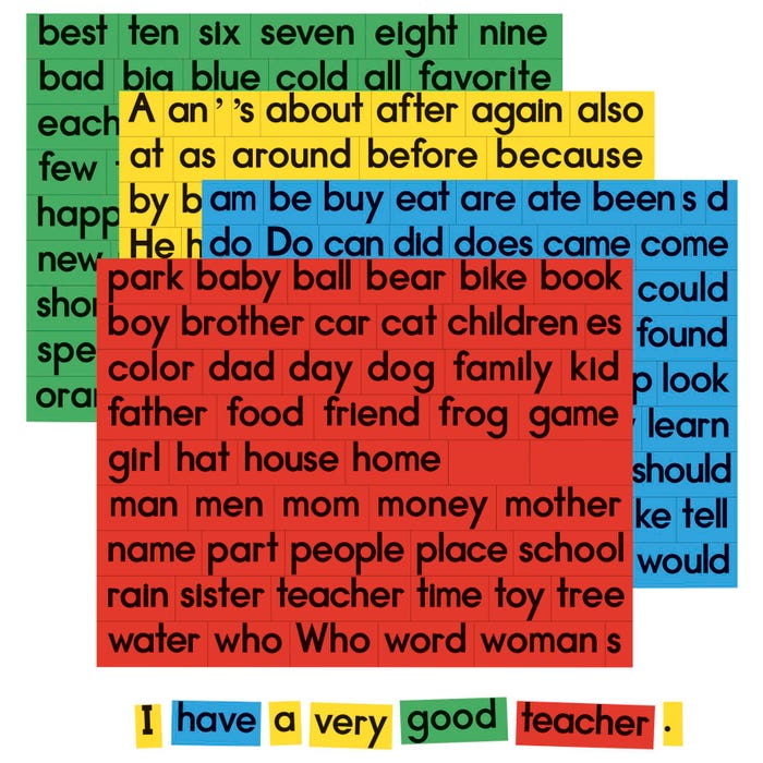 Dowling Magnets Sentence Building Magnets & Boards Bundle