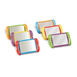 Learning Resources All About Me Mirrors, 4 x 6 Inches, Set of 6 1435395