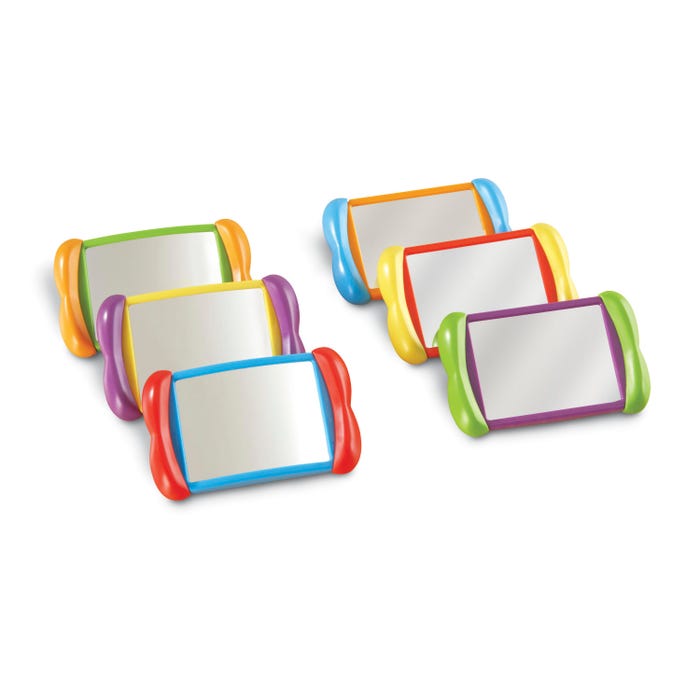 Learning Resources All About Me Mirrors, 4 x 6 Inches, Set of 6