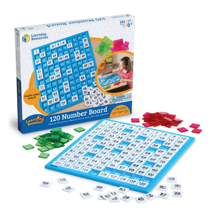 Learning Resources 120 Number Board Set