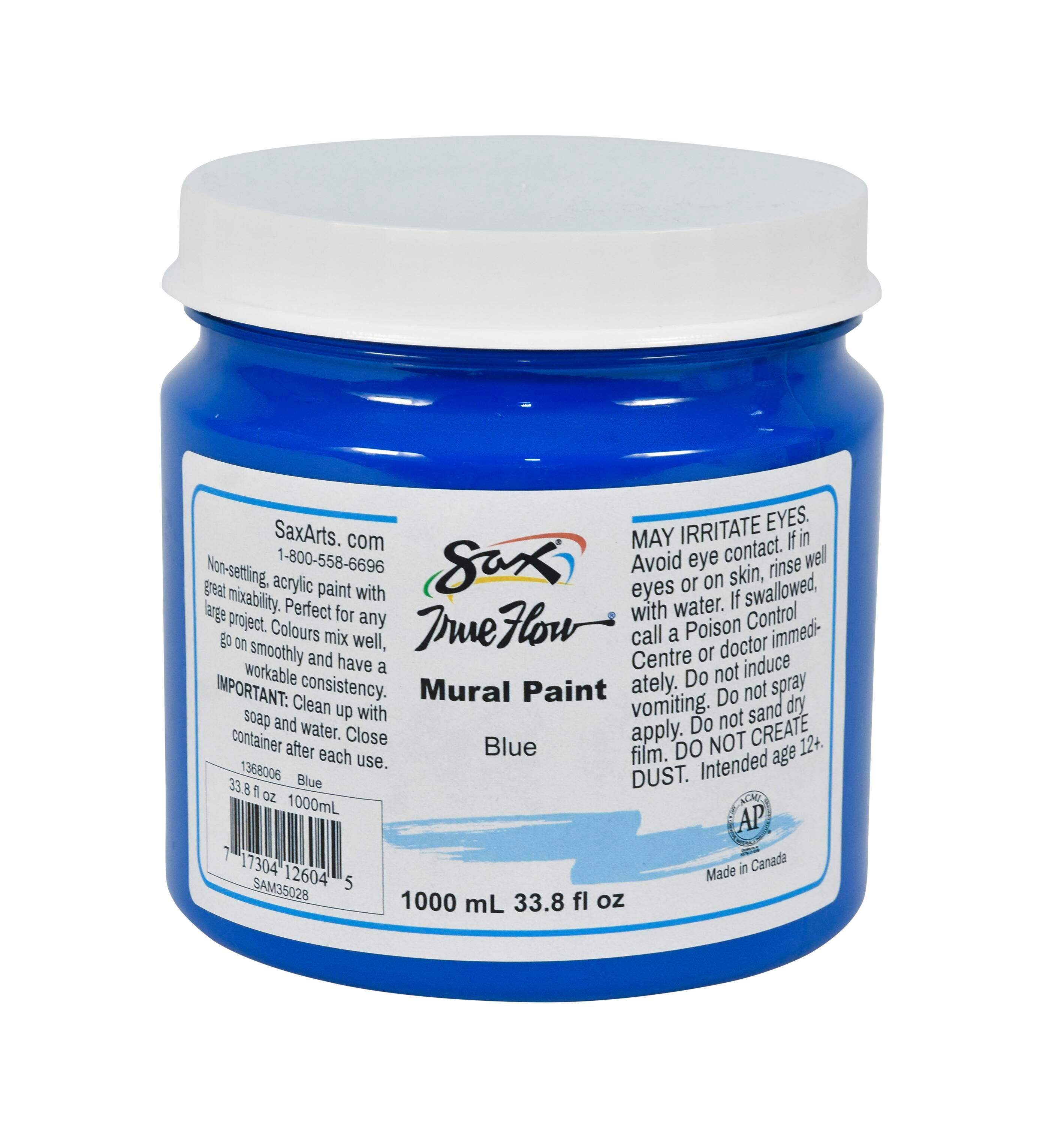 Sax Acrylic Mural Paint, 33.8 Ounces, Blue 1368006