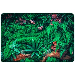 Carpets for Kids Real Jungle Floor Carpet, 6 x 9 Feet, Rectangle, Green, Item Number 2019703