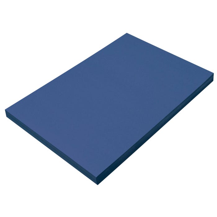 Prang Medium Weight Construction Paper, 12 x 18 Inches, Bright Blue, 100 Sheets