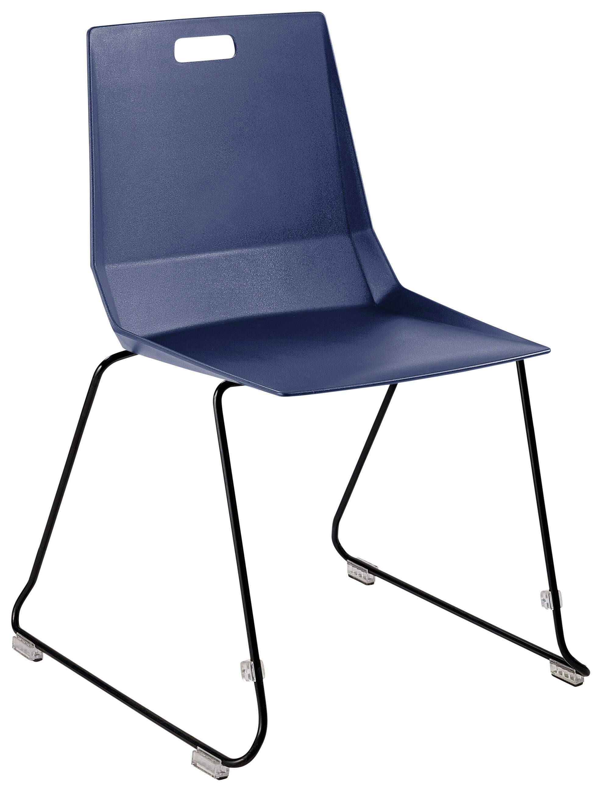 National Public Seating LuvraFlex Chair, 17.5 Inch Seat Height, Stackable, Polypropylene Molded Seat and Back 4001932