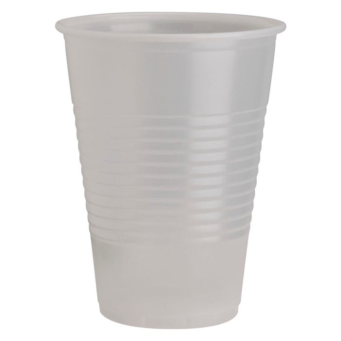 Genuine Joe Cold Beverage Cup, 9 oz, Plastic, Translucent, Case of 2400