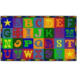 Flagship Carpets Early Blocks Carpet, Rectangle 4002436