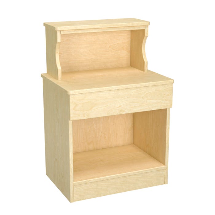 Childcraft Toddler Kitchen Hutch, Wooden, 18 x 13-3/8 x 26-9/16 Inches