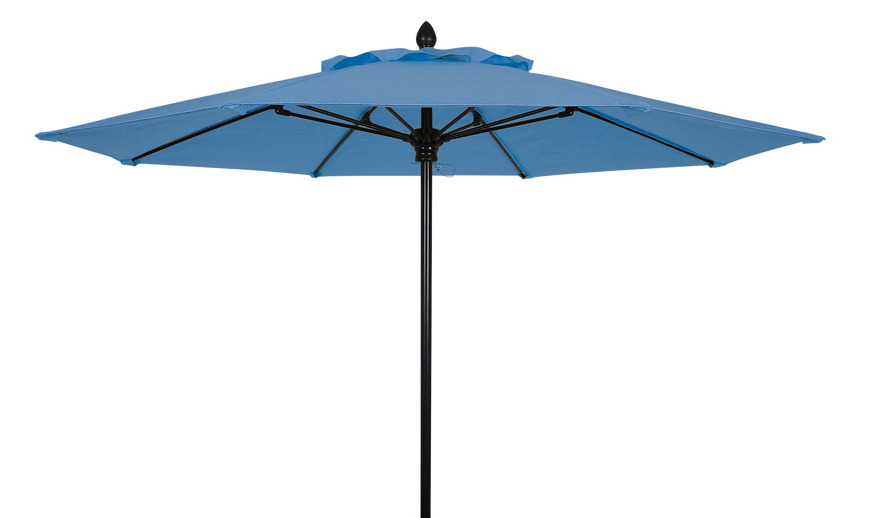 UltraSite Octagon Pin And Pully Lift Aluminum Post Umbrella With Grade B Fabric, 90 x 90 x 69 Inches