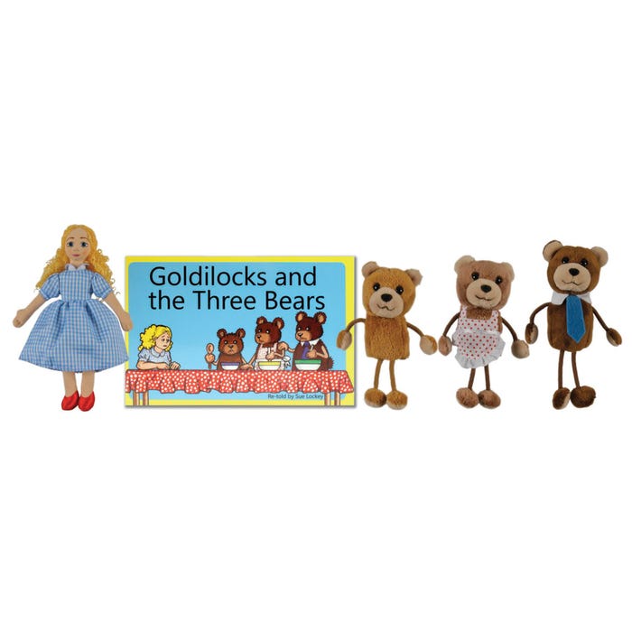 The Puppet Company Goldilocks and the Three Bears Traditional Story Set