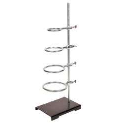 United Scientific Support Stand & Ring Set, 4 x 6 Inch Base, 18 Inch Rod