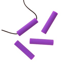 Chewigem Necklace Chubes Chewable Tubes, Purple