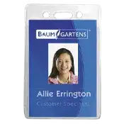 Vertical ID Badge Holder