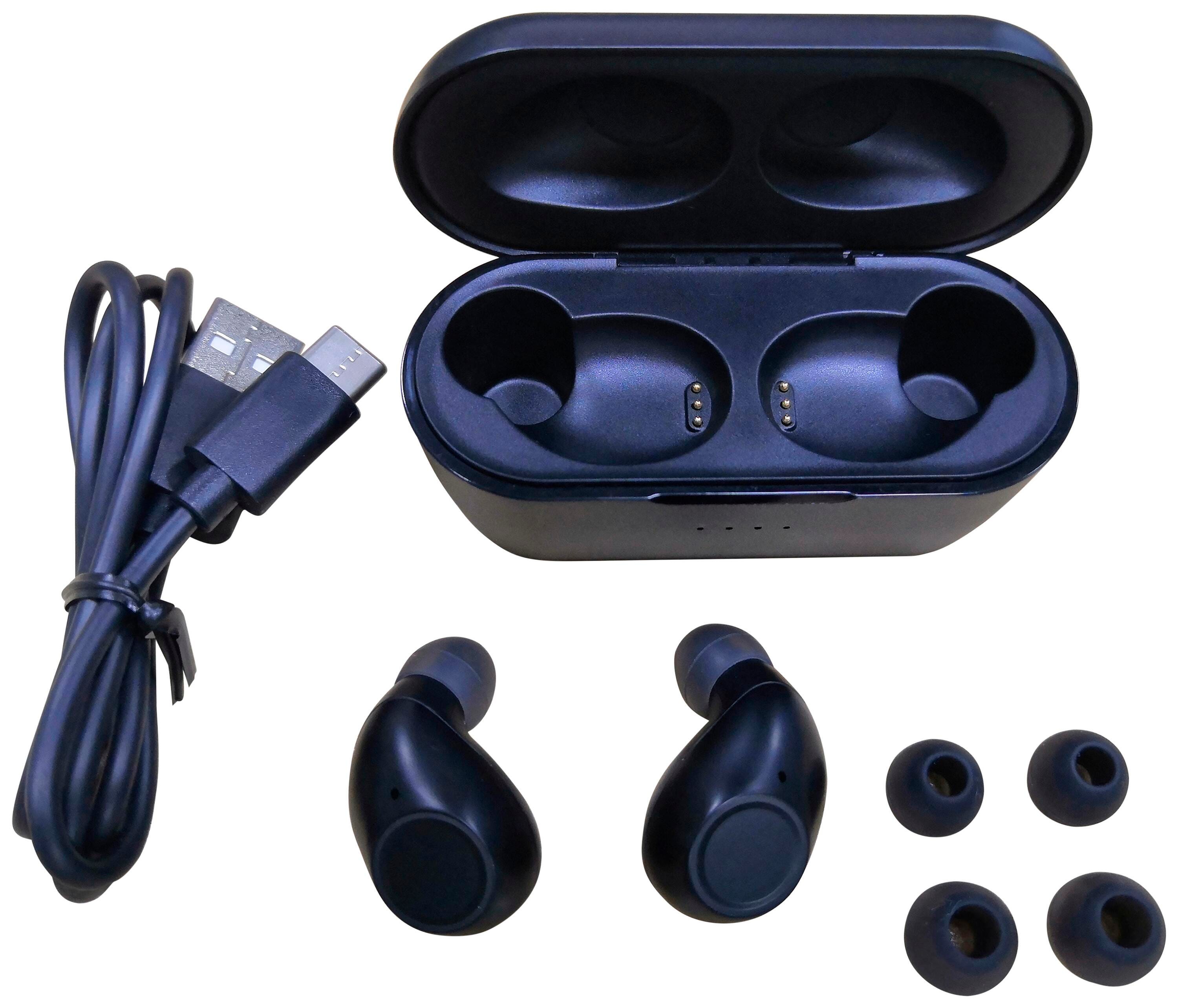 Compucessory In-Ear Wireless Earbuds with Bluetooth, Black 2048967