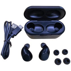 Compucessory In-Ear Wireless Earbuds with Bluetooth, Black 2048967