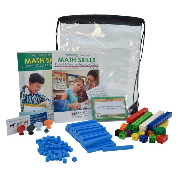 Achieve It! Math Family Engagement Backpack, Grades 3 to 4