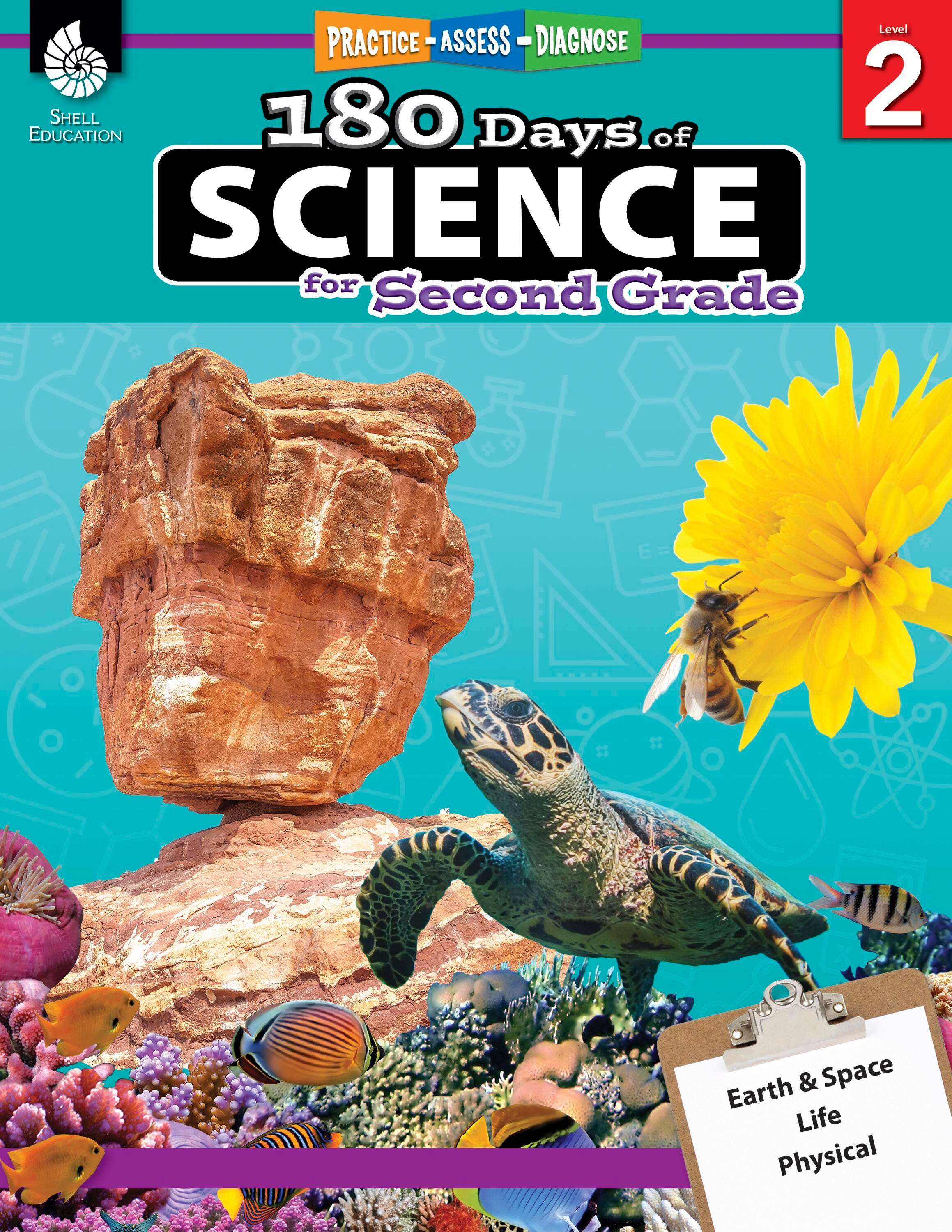 Shell Education 180 Days of Science Book, Grade 2 2213554