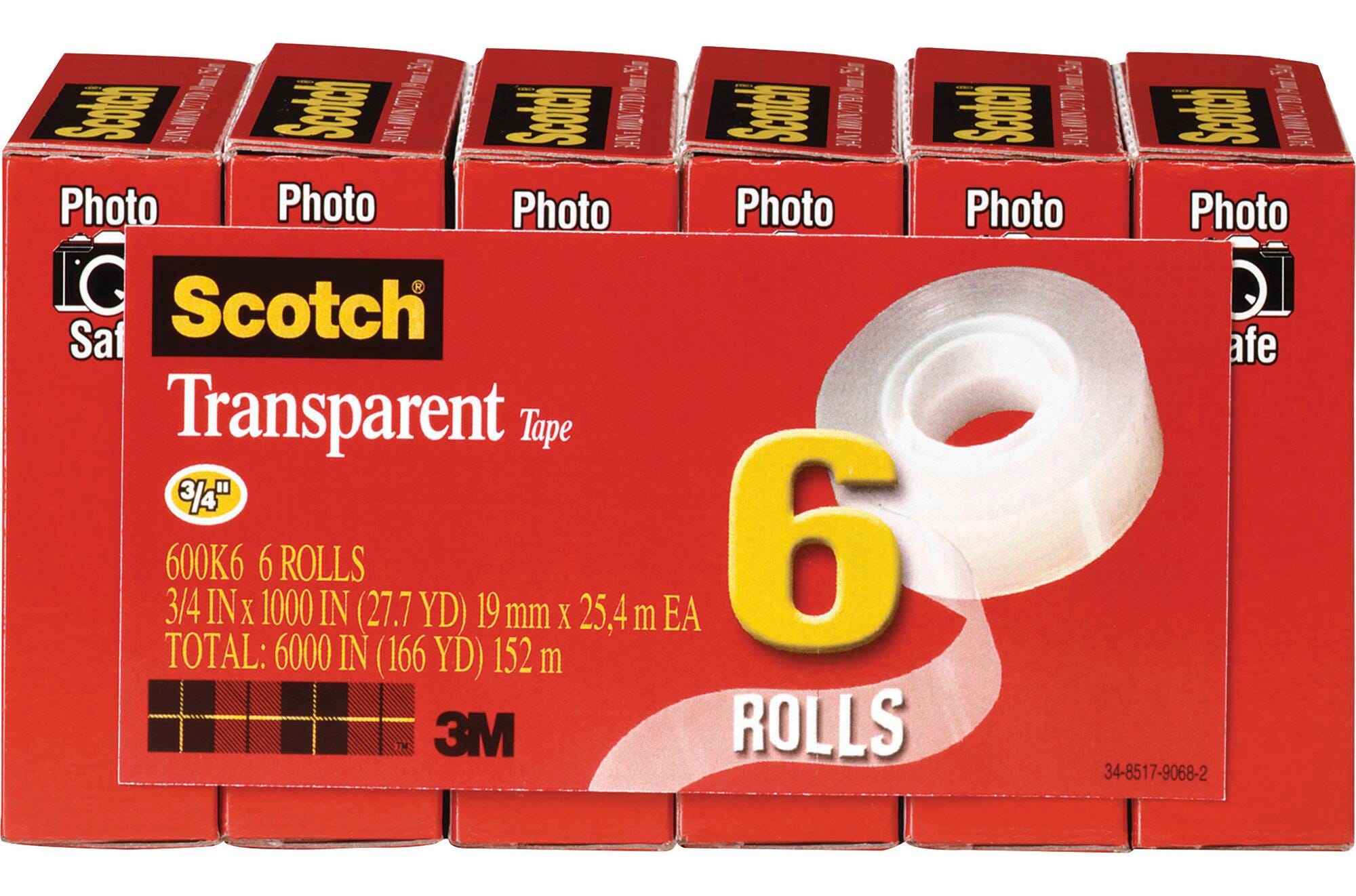 Clear Tape and Transparent Tape, Item Number 1098012