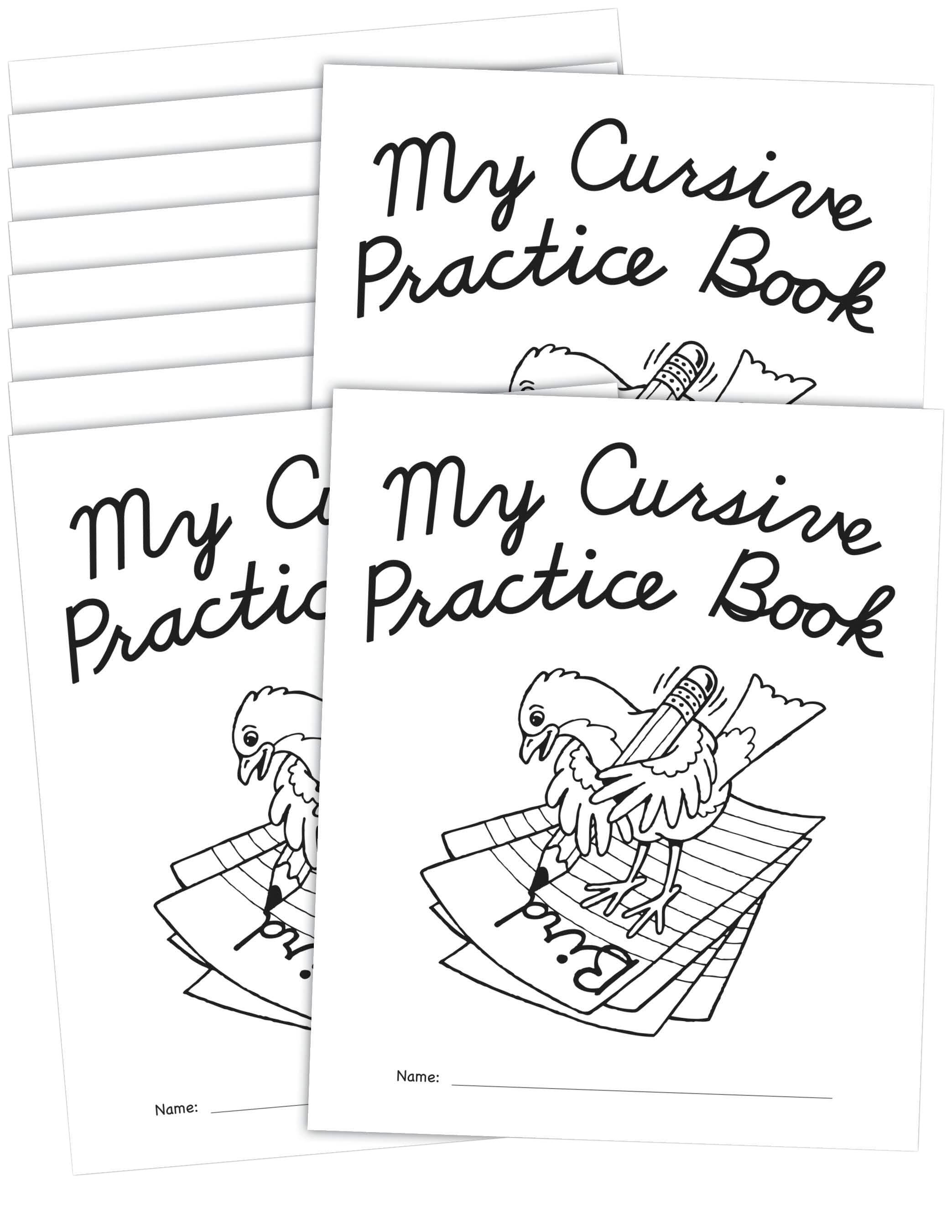 Teacher Created Resource My Own Books: My Cursive Practice Book, Pack of 10 2104583