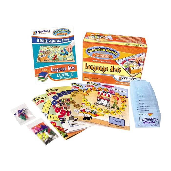 NewPath Learning English Language Arts Curriculum Mastery Games Class Pack Edition, Grade 3