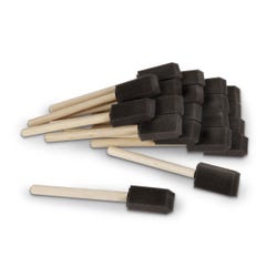 Royal Brush Foam Brushes, 1 inch, Pack of 20