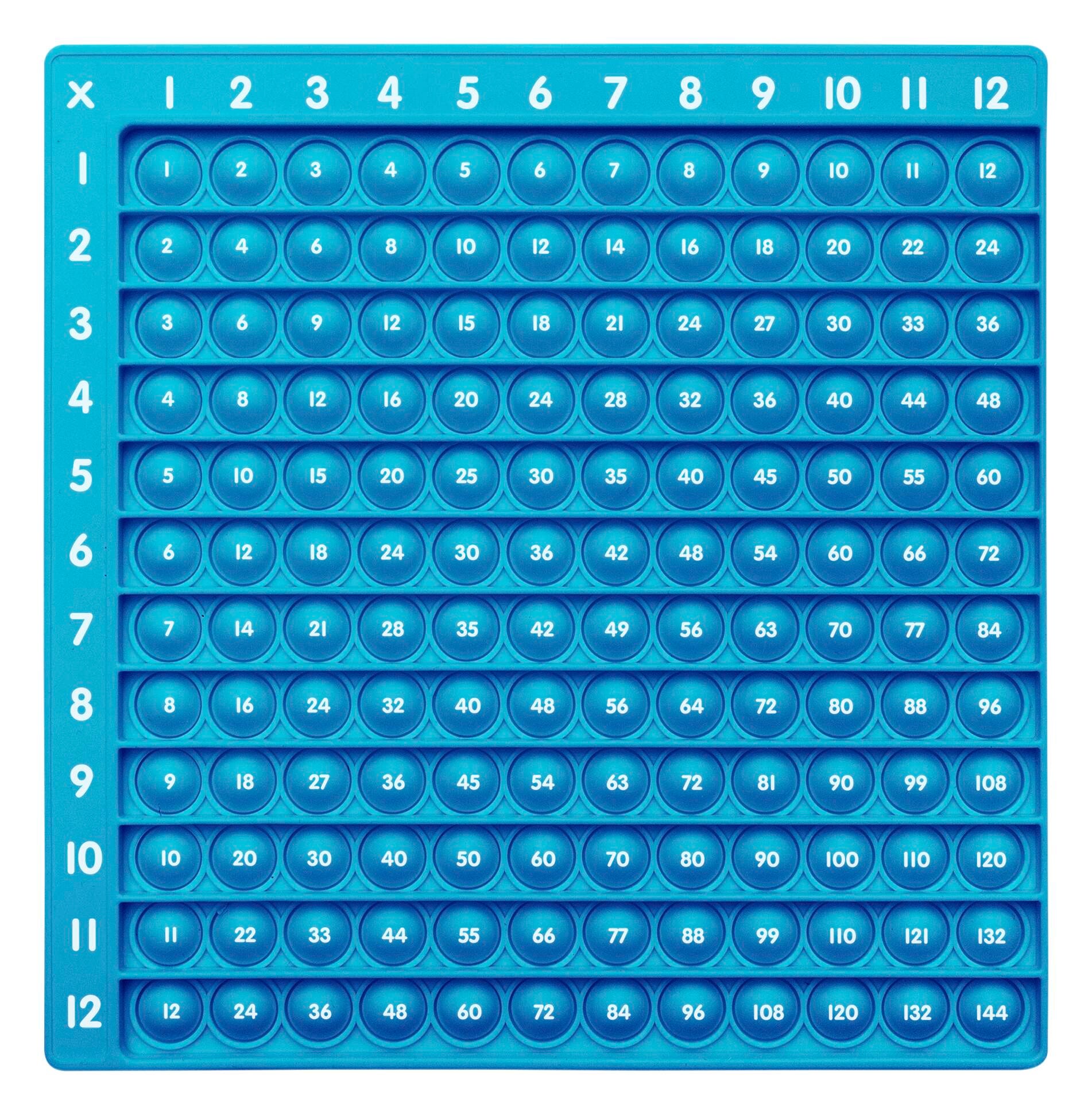 Junior Learning Bubble Board Times Table, Grades 2 to 6, Item Number 2099112