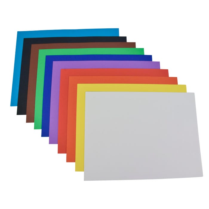 Sax Colored Art Paper, 12 x 18 Inches, Assorted Colors, 50 Sheets