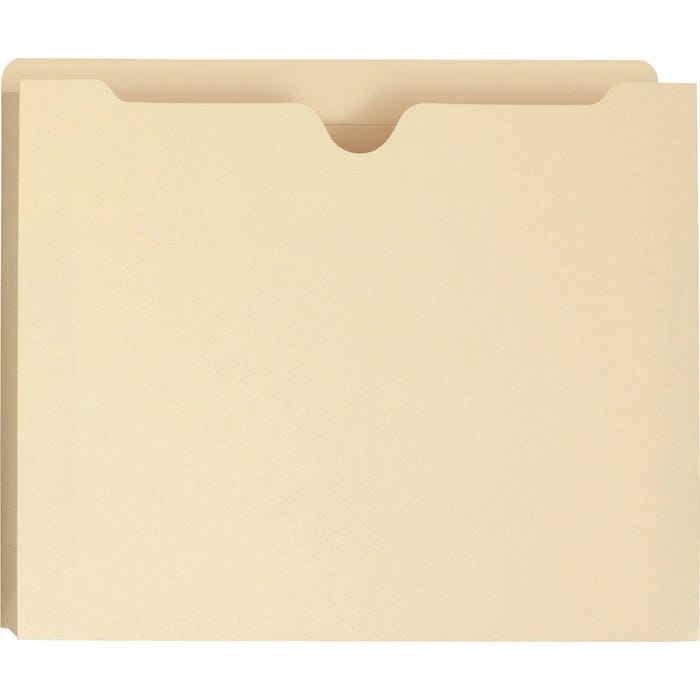 Smead Reinforced File Jacket, Letter Size, 1 Inch Expansion, Manila, Pack of 50