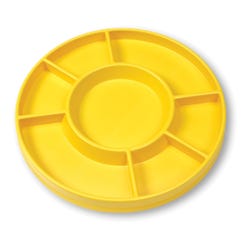 Learning Resources Circular Sorting Tray, 11-1/4 x 3/4 Inch, Yellow 222014