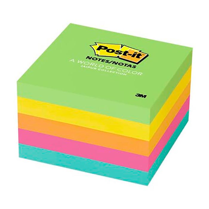 Post-it Original Notes, 3 x 3 Inches, Floral Fantasy Colors, 5 Pads with 100 Sheets Each