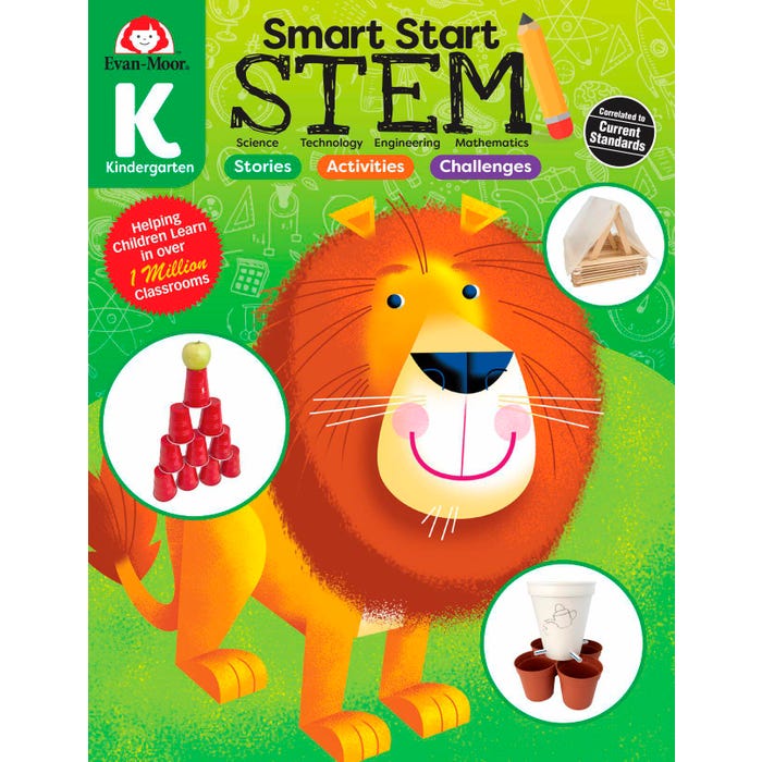Evan-Moor Workbook Smart Start STEM, Grade K