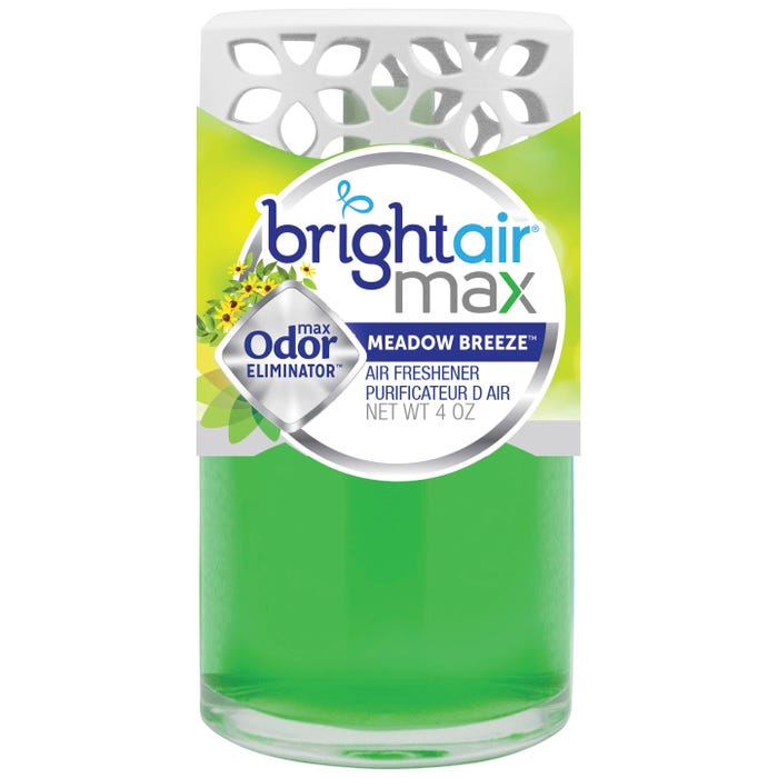 Bright Air Max Odor Eliminator, 4 Ounces, Meadow Breeze