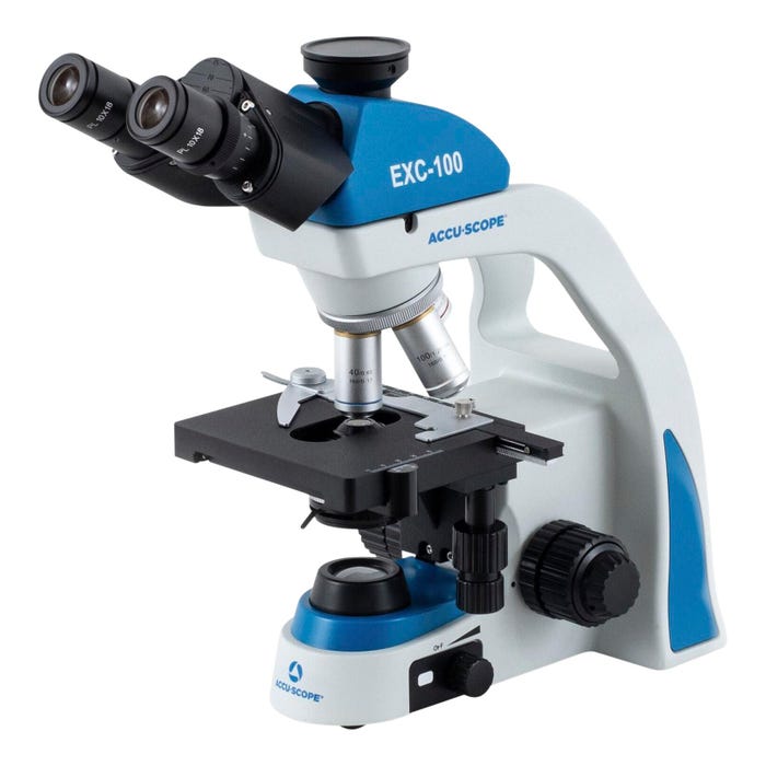 Accu-Scope EXC-100 Compound Trinocular Brightfield/Darkfield Microscope